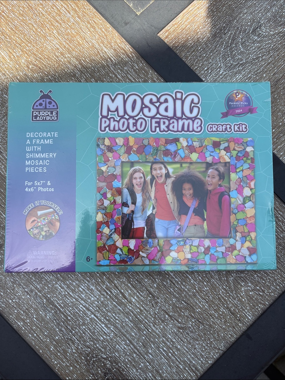 Mosaic Photo Frame Craft Kit - Multicolor